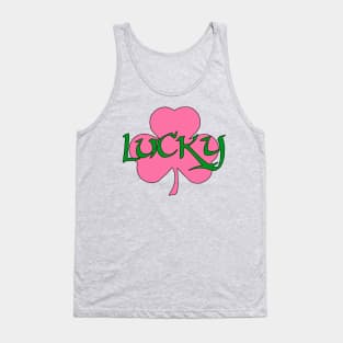 Lucky Shamrock - pink Tank Top